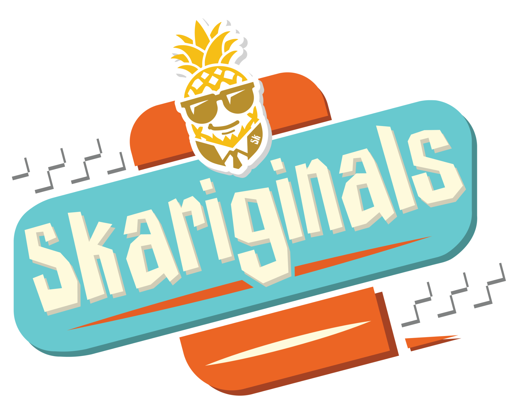 Main Skariginals retro band logo